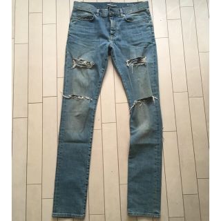 サンローラン(Saint Laurent)のサンローランパリ クラッシュ ダメージ デニム 29 31 30(デニム/ジーンズ)