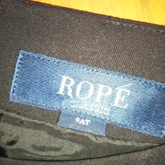 ROPE’(ロペ)の《ロペ》ブラック ワンピース レディースのワンピース(ひざ丈ワンピース)の商品写真