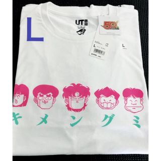 ユニクロ(UNIQLO)の送料無料⭐️ジャンプ50th ユニクロ ハイスクール！奇面組 メンズ L サイズ(Tシャツ/カットソー(半袖/袖なし))