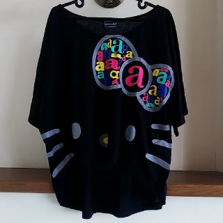 ハローキティ(ハローキティ)の【未使用】HELLO KITTY ビッグTシャツ(Tシャツ(半袖/袖なし))