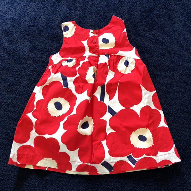 marimekko(マリメッコ)のマリメッコ❤️インナーパンツ付きワンピース❤️値下げしました。 キッズ/ベビー/マタニティのベビー服(~85cm)(ワンピース)の商品写真