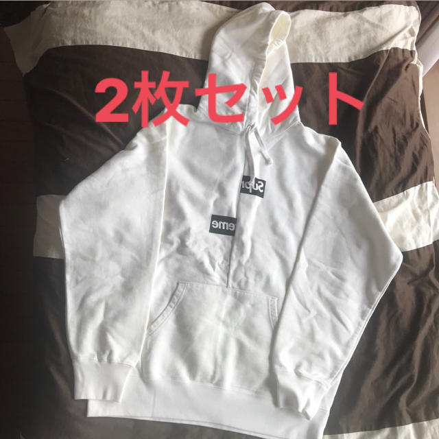 supreme  パーカー2枚セット