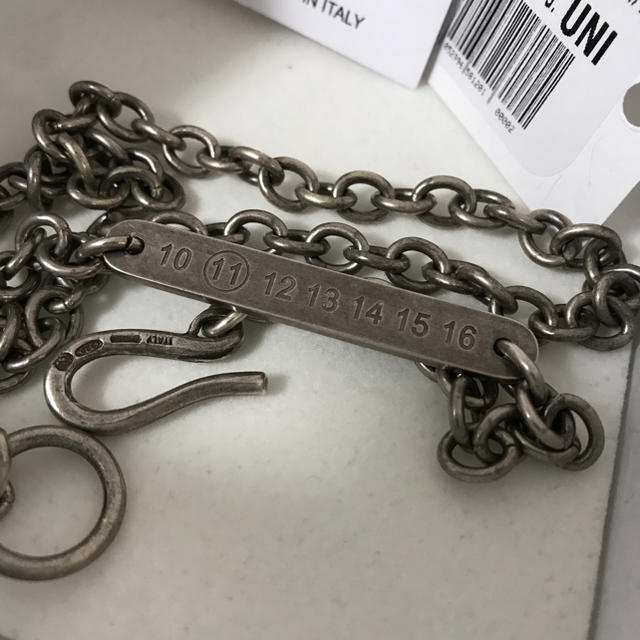 Maison Martin Margiela(マルタンマルジェラ)のmaison margiela マルジェラ アノニマスＩＤネックレス メンズのアクセサリー(ネックレス)の商品写真