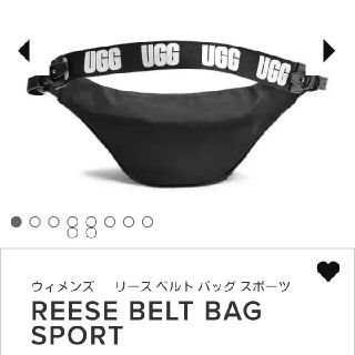 新品未使用UGGウエストポーチ(black)