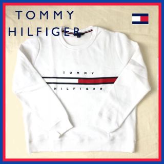 トミーヒルフィガー(TOMMY HILFIGER)の日本未入荷★トミーヒルフィガー スウェット ロゴ トレーナー(トレーナー/スウェット)