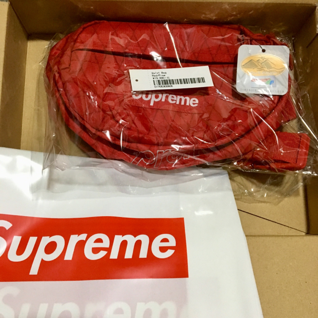 Supreme Waist Bag red 赤 18fw 18aw