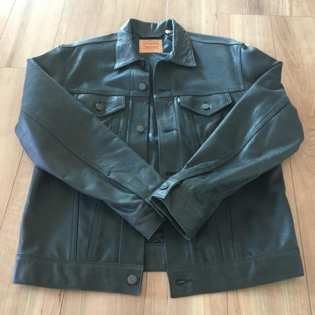人気新品 - Supreme size black jaket 3rd levis x supreme L レザー