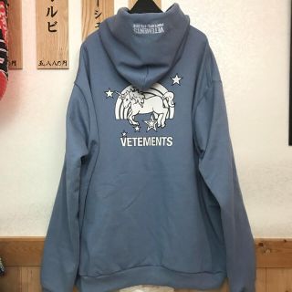 金欠のため出品します【1月まで】vetements パーカー　　unicorn hoodie