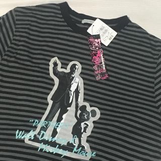 ディズニー(Disney)のディズニーリゾート☆手繋ぐウォルトディズニーとミッキーロンT:L.2枚セット(Tシャツ/カットソー(七分/長袖))