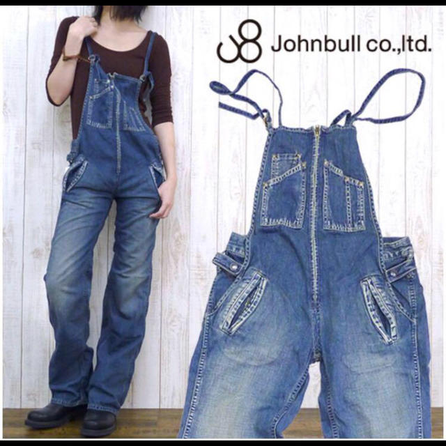 JOHNBULL(ジョンブル)のジョンブル デニムサロペット レディースのパンツ(サロペット/オーバーオール)の商品写真