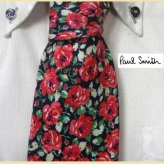 ポールスミス(Paul Smith)の期間限定★ポールスミス★バラ薔薇総柄高級ネクタイ★希少(ネクタイ)