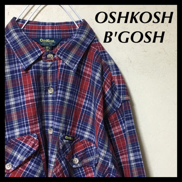 OshKosh(オシュコシュ)のOSHKOSH B'GOSH オシュコシュ 長袖シャツ 大きめサイズ チェック柄 メンズのトップス(シャツ)の商品写真