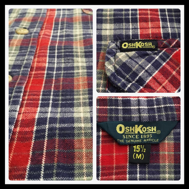 OshKosh(オシュコシュ)のOSHKOSH B'GOSH オシュコシュ 長袖シャツ 大きめサイズ チェック柄 メンズのトップス(シャツ)の商品写真