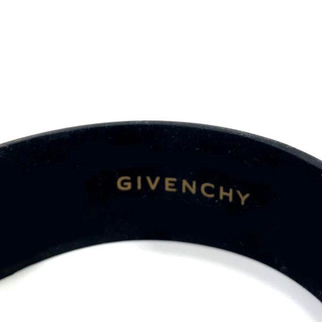 GIVENCHY(ジバンシィ)の美品 ジバンシィ ラバー バングル ブラック スター 正規品 F74 メンズのアクセサリー(ブレスレット)の商品写真