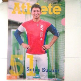 ヒロシマトウヨウカープ(広島東洋カープ)の鈴木誠也　クリアファイル　Athlete　(スポーツ選手)