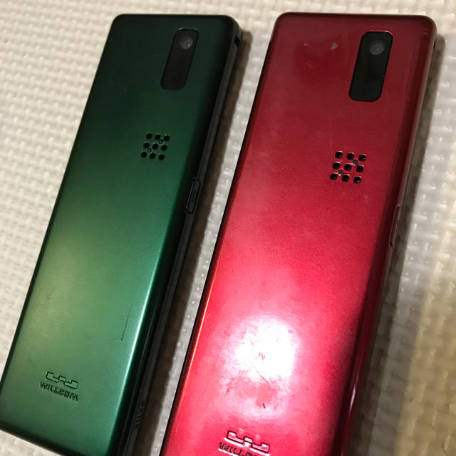 京セラ(キョウセラ)のwillcom LIBERIO 2台+充電器1台 スマホ/家電/カメラのスマートフォン/携帯電話(PHS本体)の商品写真