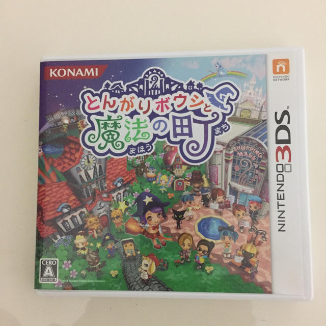 KONAMI(コナミ)のNINTENDO 3DS とんがりボウシと魔法の町  エンタメ/ホビーのゲームソフト/ゲーム機本体(携帯用ゲームソフト)の商品写真