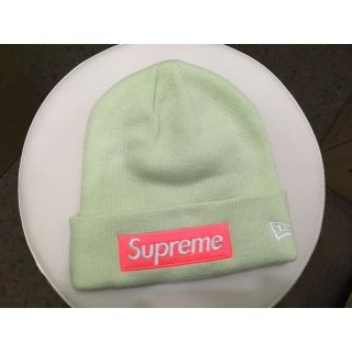 シュプリーム(Supreme)のSupreme ニット帽 ビーニー  ライムグリーン(ニット帽/ビーニー)