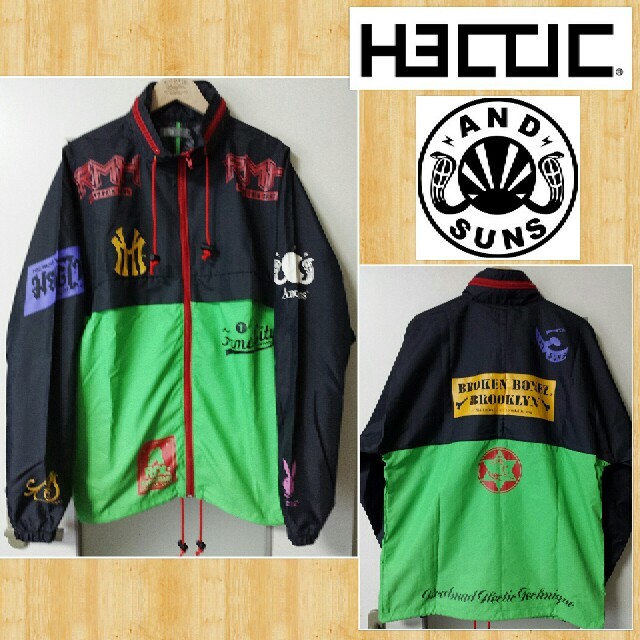And Suns × HECTIC アンドサンズ コラボ コーチジャケット And Suns × HECTIC アンドサンズ コラボ コーチジャケット
