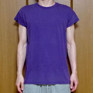 ロックスター(ROC STAR)のROC STAR(ロックスター)のTシャツ Lサイズ 紫(Tシャツ/カットソー(半袖/袖なし))