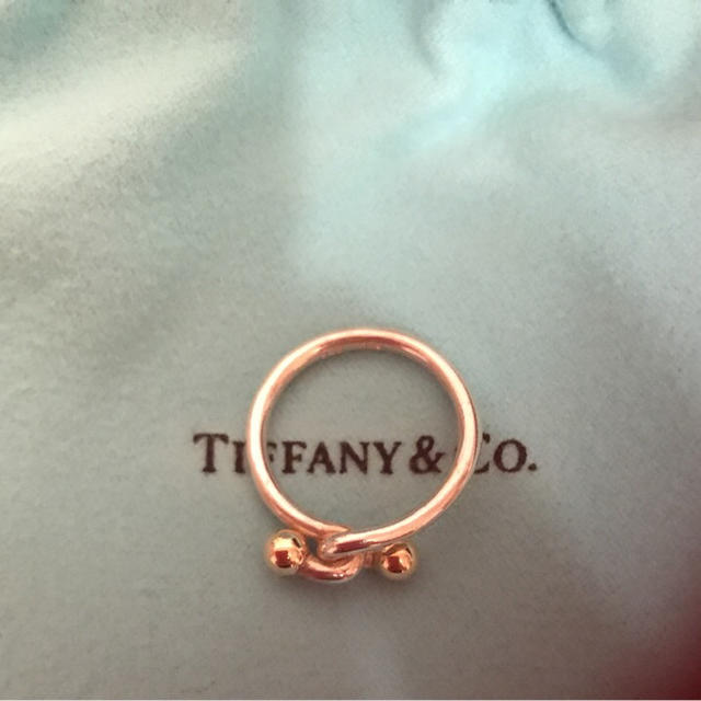 Tiffany & Co.(ティファニー)のTIFFANY シルバー750（K18イエローゴールド） レディースのアクセサリー(リング(指輪))の商品写真