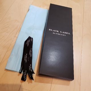 バーバリーブラックレーベル(BURBERRY BLACK LABEL)のCOCOA様専用★バーバリーブラックレーベル ネクタイ ギフトボックス リボン付(ショップ袋)