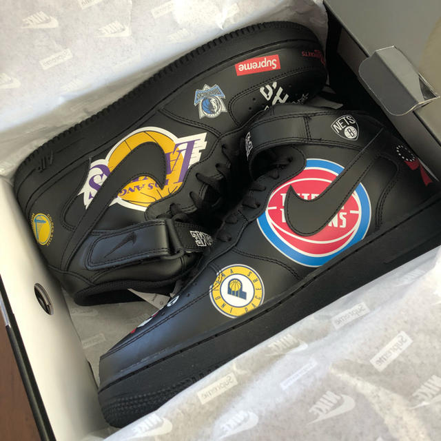 シュプリーム supreme AF1 Mid NBA 10.5