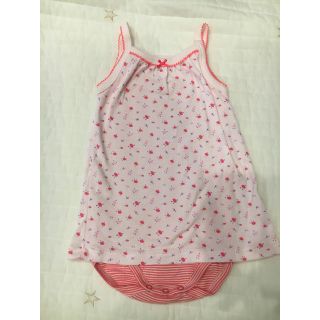 プチバトー(PETIT BATEAU)の専用＊プチバトー キャミソールロンパース(ロンパース)