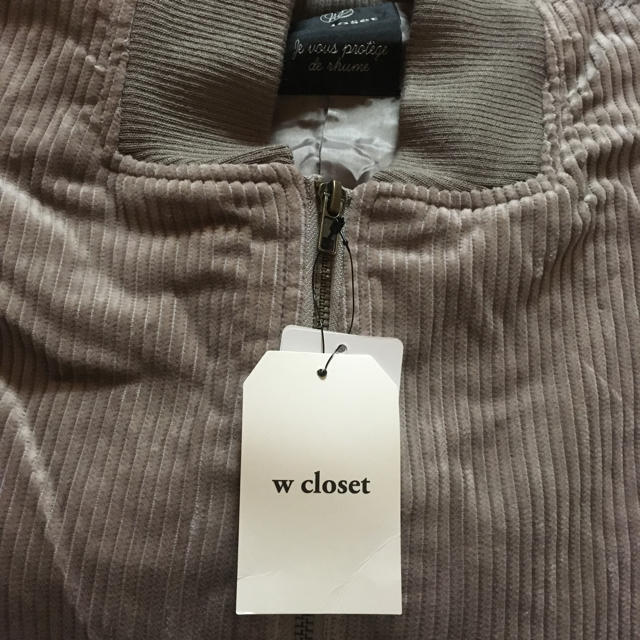 w closet(ダブルクローゼット)のダブルクローゼット コーデュロイビックブルゾン レディースのジャケット/アウター(ブルゾン)の商品写真