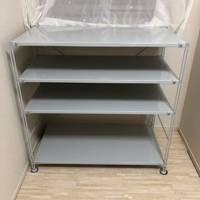 MUJI (無印良品) - スチールユニットシェルフ 無印良品 ワイド小の通販