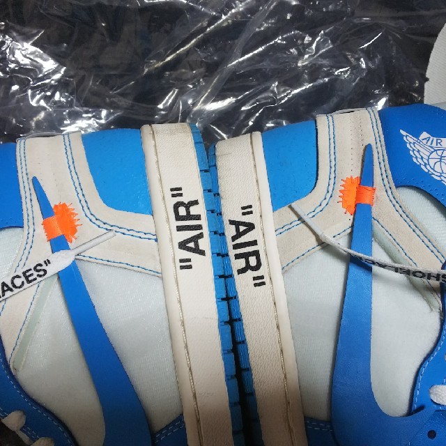 OFF-WHITE(オフホワイト)のair jordan 1 off-white nike メンズの靴/シューズ(スニーカー)の商品写真