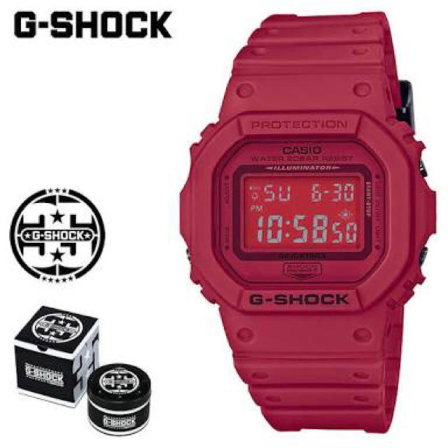 G-SHOCK(ジーショック)の新品 DW-5635C-4JR G-SHOCK 35周年red out メンズの時計(腕時計(デジタル))の商品写真