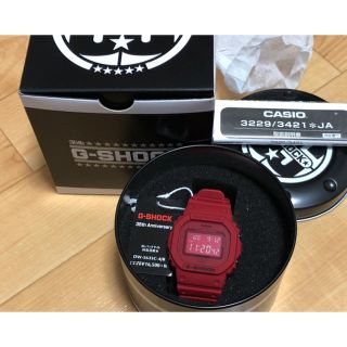 ジーショック(G-SHOCK)の新品 DW-5635C-4JR G-SHOCK 35周年red out(腕時計(デジタル))