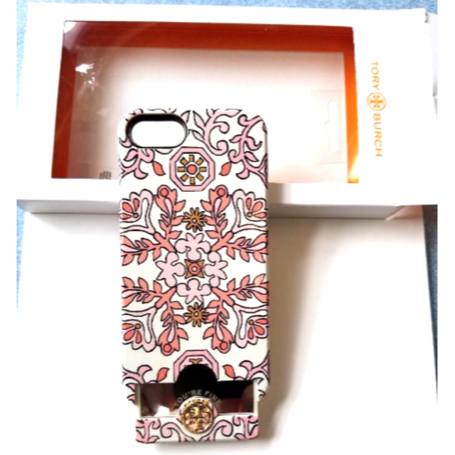 Tory Burch(トリーバーチ)のトリーバーチ★日本未入荷*花柄ミラー付スマホケースiPhone7/8 スマホ/家電/カメラのスマホアクセサリー(iPhoneケース)の商品写真