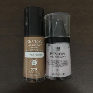 レブロン(REVLON)のレブロンカラーステイ 370& レブロンフォトレディプライマー(化粧下地)