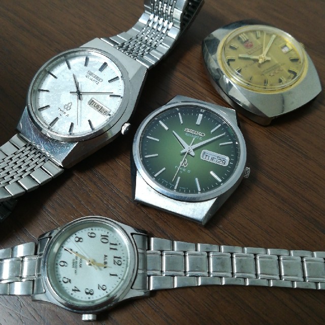 SEIKO - 腕時計 セイコー ATEKU ALBA セット ジャンク 昭和 SEIKO - 腕時計 セイコー ATEKU ALBA セット ジャンク 昭和