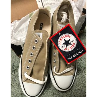 コンバース(CONVERSE)のコンバース ベージュ 24cm(スニーカー)