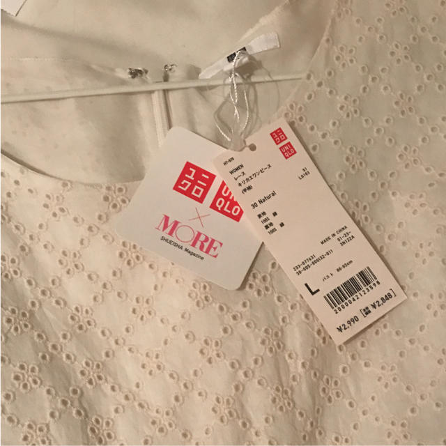 UNIQLO(ユニクロ)の☆新品☆コットンワンピース レディースのワンピース(ひざ丈ワンピース)の商品写真