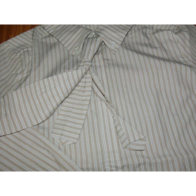 F i.n.t(フィント)のF i.n.t ネクタイ付きストライプシャツ レディースのトップス(シャツ/ブラウス(長袖/七分))の商品写真