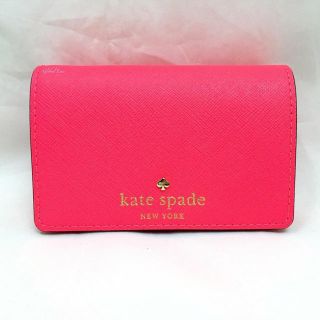 ケイトスペードニューヨーク(kate spade new york)のケイトスペード カード ケース PWRU4029 ブラッシュ ピンク(名刺入れ/定期入れ)