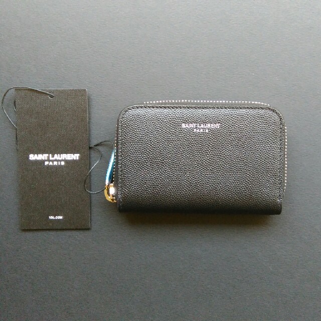 SAINT LAURENT - SAINT LAURENT PARIS ZIPPED COIN PURSEの通販 SAINT LAURENT - SAINT LAURENT PARIS ZIPPED COIN PURSEの通販