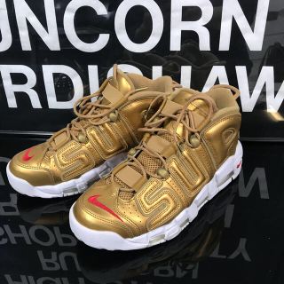 シュプリーム(Supreme)の supreme × NIKE air more uptempo 27㎝★ (スニーカー)