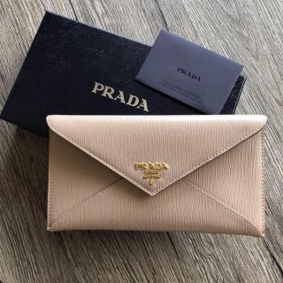 プラダ(PRADA)の新品 大人気 プラダ レア 長財布 サフィアーノ レター カメオ(財布)