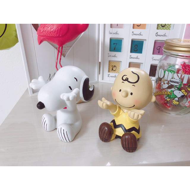 SNOOPY(スヌーピー)のnatu様♡スヌーピー♡ メガネ置き メガネスタンド インテリア/住まい/日用品のインテリア小物(置物)の商品写真