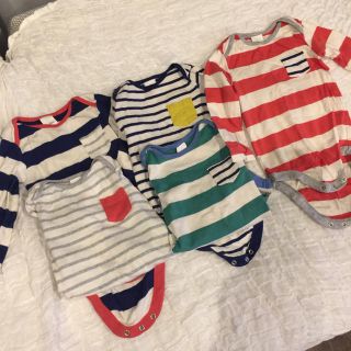 ボーデン(Boden)のBaby Bodenミニボーデン長袖ロンパース5枚セット(ロンパース)