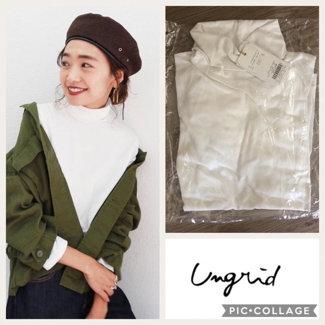 Ungrid(アングリッド)の新品 ungrid アングリッド タートルネックロングスリーブ レディースのトップス(カットソー(長袖/七分))の商品写真