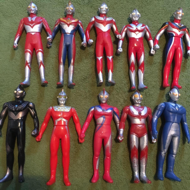 ウルトラマン ソフビ 人形 セット エンタメ/ホビーのフィギュア(特撮)の商品写真