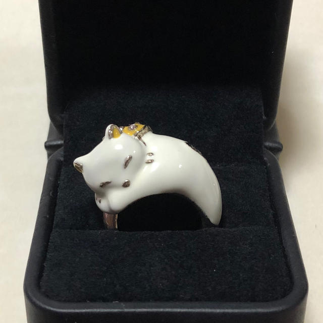 ANNA SUI(アナスイ)のアナスイ 白猫モチーフ リング 11号 レディースのアクセサリー(リング(指輪))の商品写真