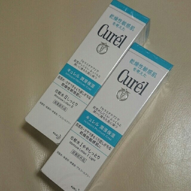 Curel(キュレル)の●新品未開封● キュレル 化粧水／やや しっとり／しっとり／★２本セット★ コスメ/美容のスキンケア/基礎化粧品(化粧水/ローション)の商品写真