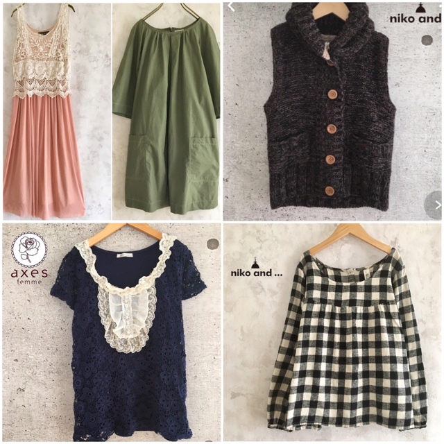 【フォロー割 200円】CECIL McBEE レース×シフォン マキシ ワンピ